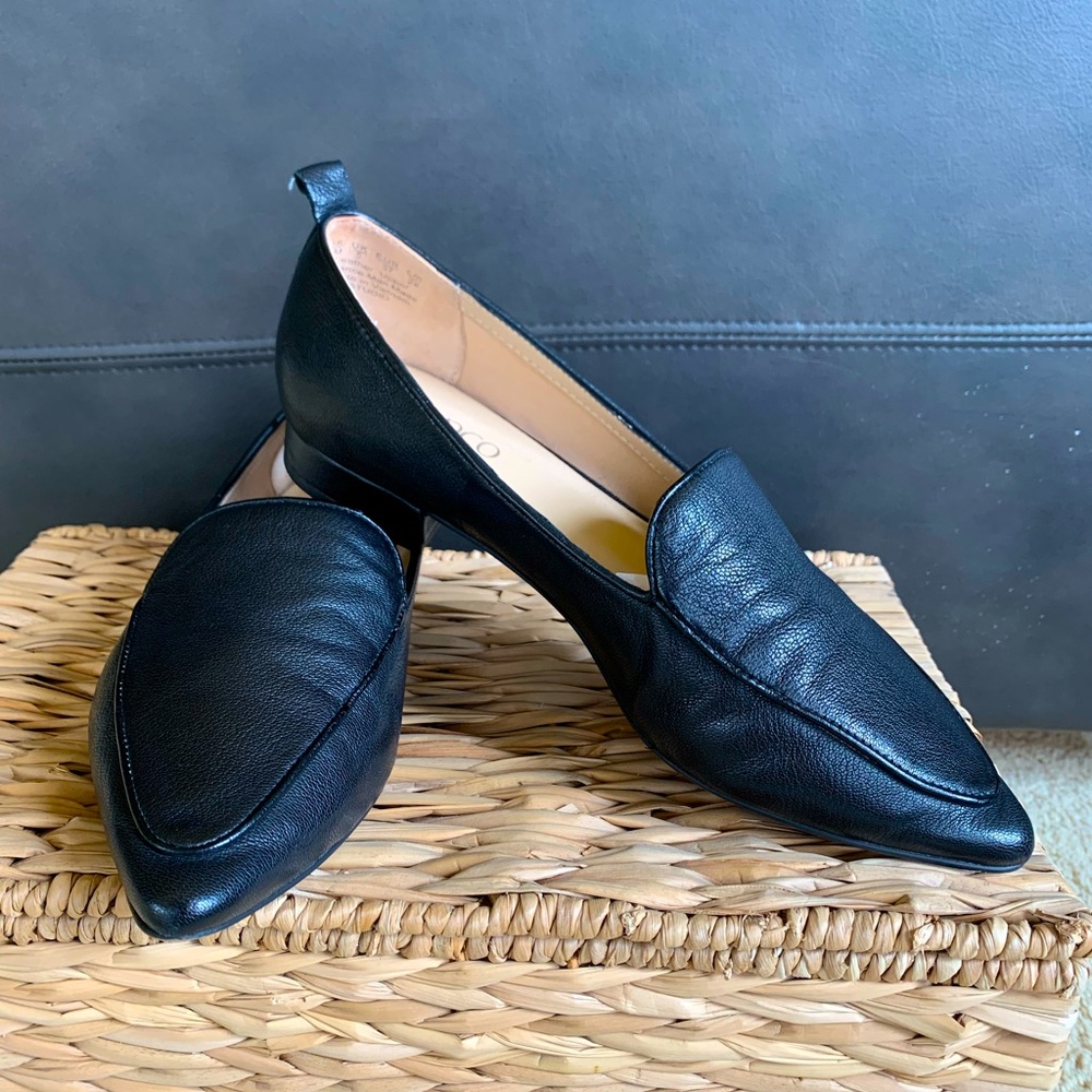 Franco Sarto pointed leather loafer